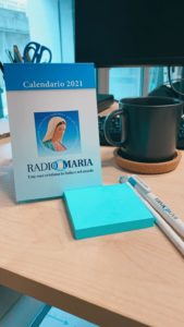 Calendario da tavolo 2021 Radio Maria