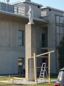 Presepe in costruzione Radio Maria