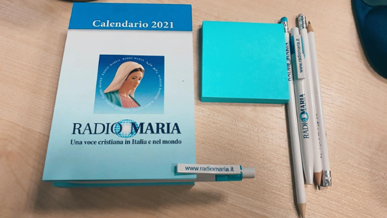 Calendario da tavolo 2021 Radio Maria