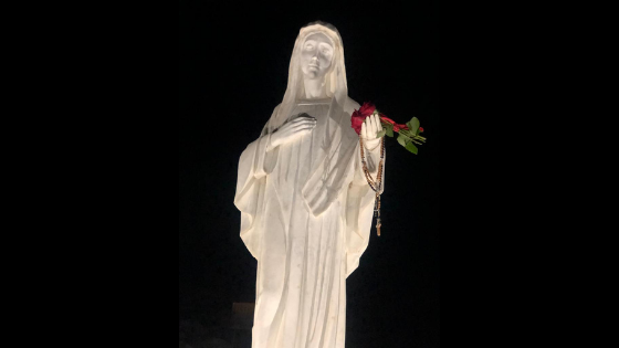 Madonna di Medjugorje notte