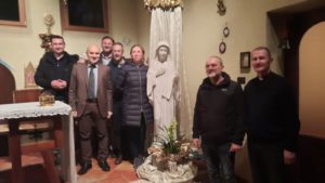 Foto di gruppo Marija di Medjugorje e il Presidente Vittorio Viccardi5