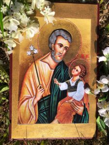 Icona S. Giuseppe con Gesù bambino