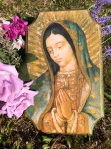 Madonna Guadalupe in preghiera