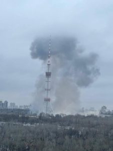Torre di Radio Maria Ucraina bombardata