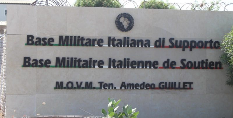 BASE MILITARE ITALIANA DI SUPPORTO A GIBUTI CORNO D’AFRICA