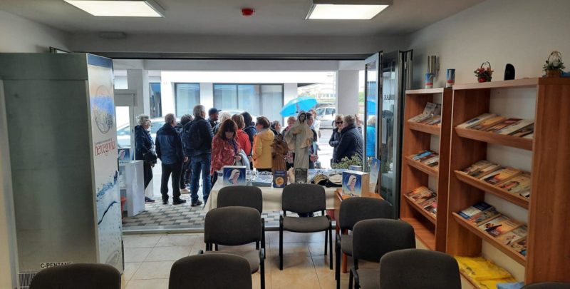 Gruppi di pellegrini visitano la sede di Radio Maria Medjugorje 22-4-22