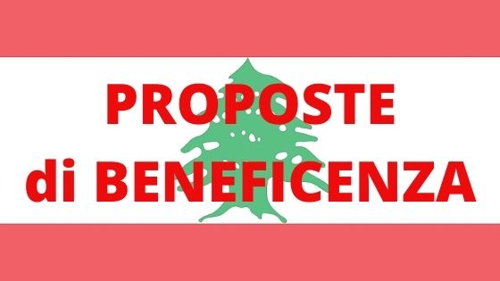 Proposte di beneficenza Libano