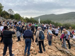 Medjugorje sulla collina delle apparizioni