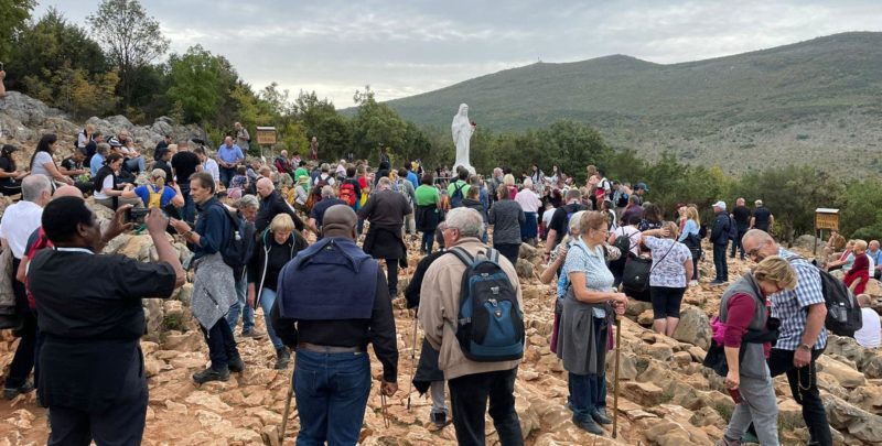 Medjugorje sulla collina delle apparizioni