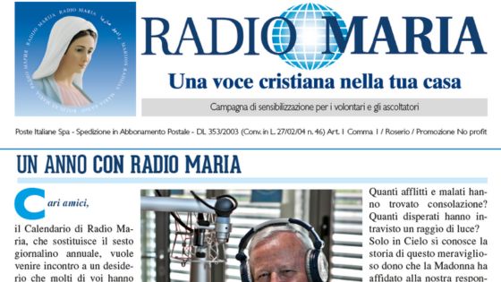 6 giornalino 2017 Un anno con Radio Maria