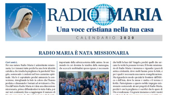 6 giornalino 2019 Radio Maria è nata Missionaria