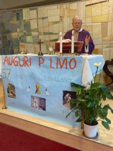 Padre Livio celebra la Santa Messa del 57esimo anniversario Sacerdotale - 19.03.2023