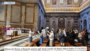 santa messa da Roma al Rwanda 