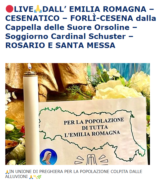 Live dall'Emilia Romagna