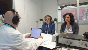 Giuseppe Langella, Elena Rondena, curatori della mostra Il cavallo rosso di Eugenio Corti