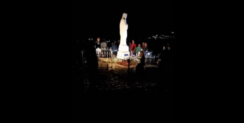 MEDJUGORJE ALBA DI OGGI SULLA COLLINA DELLE APPARIZIONI