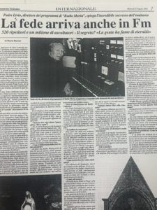 011 - La fede arriva anche in FM