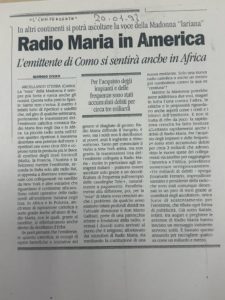 013 - Radio Maria in America
