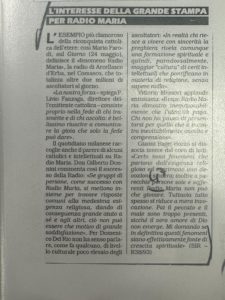 024 L'interesse della grande stampa per Radio Maria