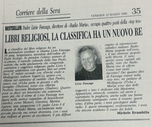 087 Libri religiosi la classifica ha un nuovo re