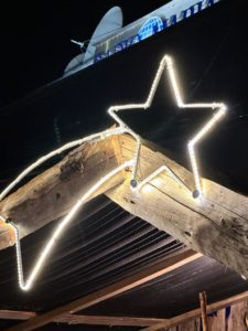 Il presepe esterno di Radio Maria 2023