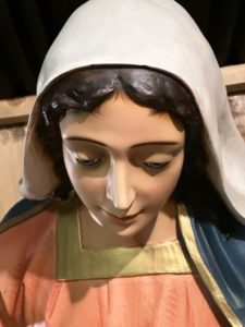Il presepe esterno di Radio Maria 2023