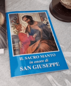 Opuscolo Il Sacro Manto in onore di San Giuseppe