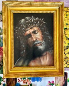 Dipinto volto Santo di Gesù