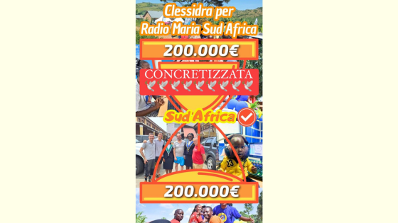 Clessidra per Radio Maria Sud Africa