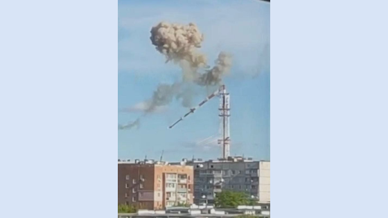 Ucraina colpita torre ripetitori 22-04-2024
