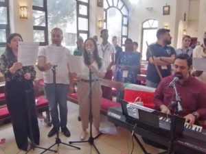 studi mobili Radio Maria in lingua araba