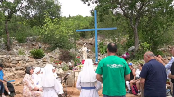 Croce Blu Rosario Mondiale Radio Maria Medjugorje