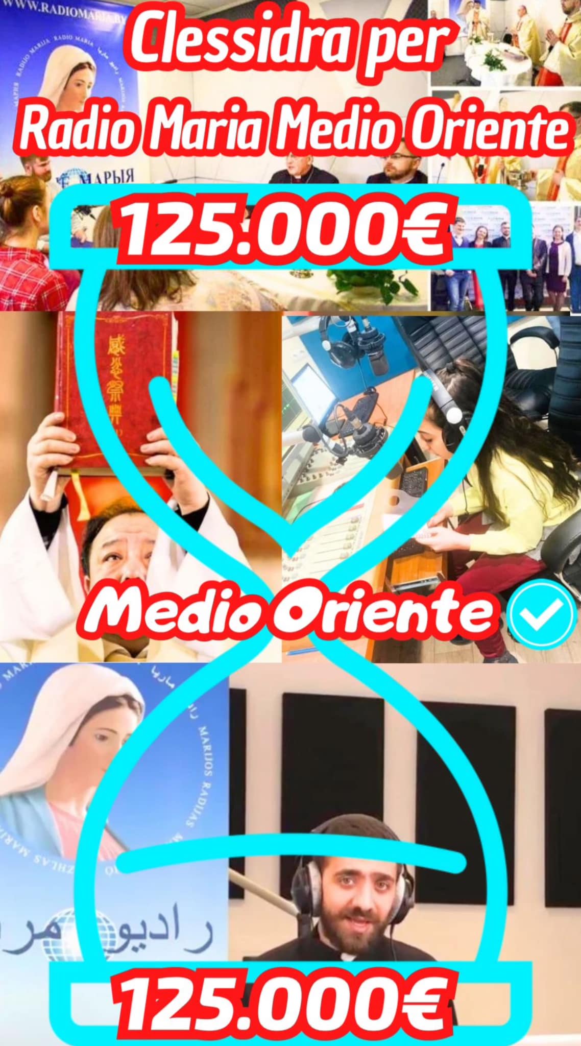 Clessidra Missionaria Radio Maria in Medio Oriente