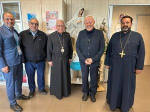 P.LIVIO CON IL PATRIARCA DEI GRECO MELKITI - CATTOLICI DI RITO ORIENTALE, YOUSSEF ABSI patriarca cattolico siriano, dal 21 giugno 2017 patriarca di Antiochia, di Gerusalemme e di tutto l'Oriente -X CONVEGNO MONDIALE DI RADIO MARIA- Erba - 131024