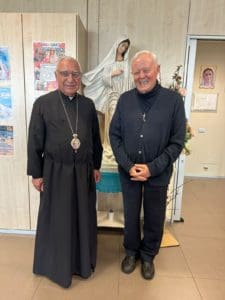 P.LIVIO CON IL PATRIARCA DEI GRECO MELKITI - CATTOLICI DI RITO ORIENTALE, YOUSSEF ABSI patriarca cattolico siriano, dal 21 giugno 2017 patriarca di Antiochia, di Gerusalemme e di tutto l'Oriente -X CONVEGNO MONDIALE DI RADIO MARIA- Erba - 131024