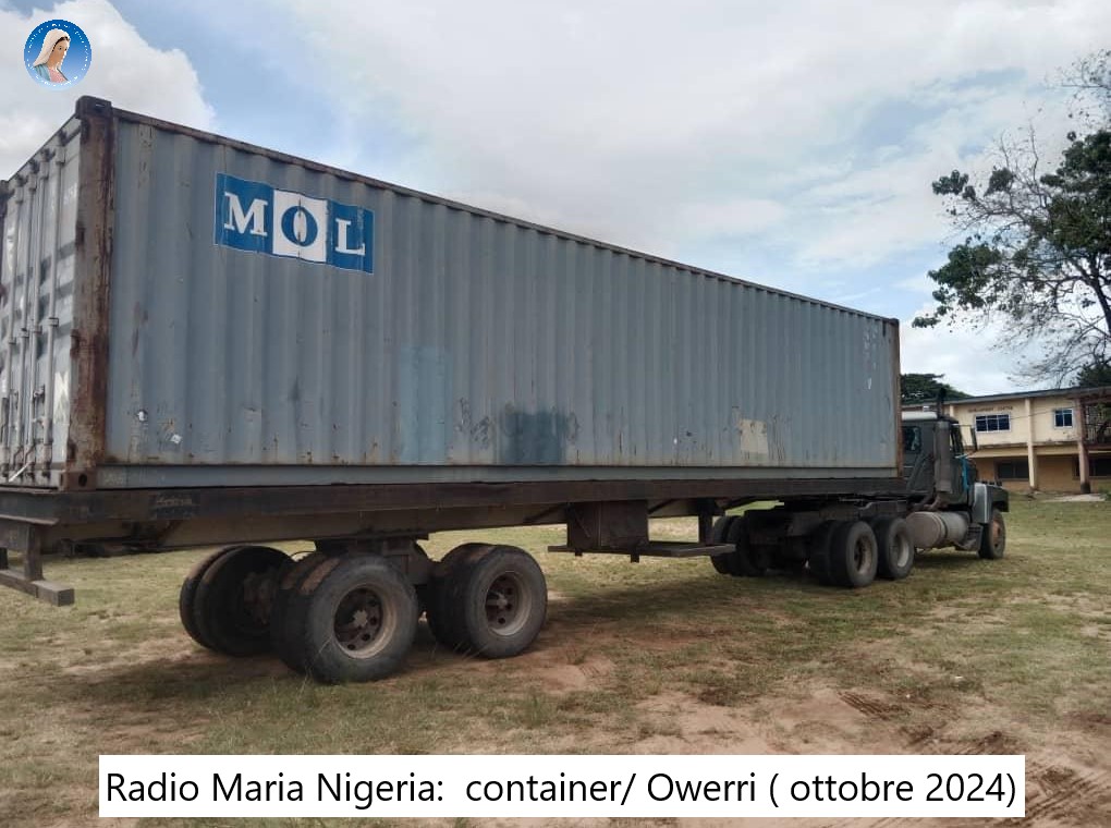 Radio Maria Nigeria container Owerri