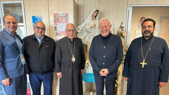 P.LIVIO CON IL PATRIARCA DEI GRECO MELKITI - CATTOLICI DI RITO ORIENTALE, YOUSSEF ABSI patriarca cattolico siriano, dal 21 giugno 2017 patriarca di Antiochia, di Gerusalemme e di tutto l'Oriente -X CONVEGNO MONDIALE DI RADIO MARIA- Erba - 131024