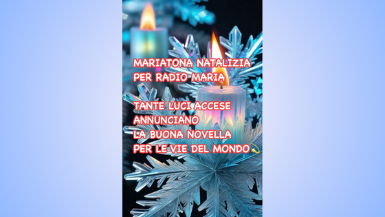 Mariatona per Radio Maria