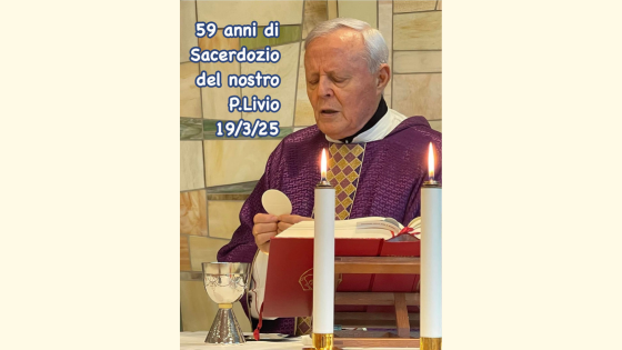 P. Livio 59 anni di sacerdozio