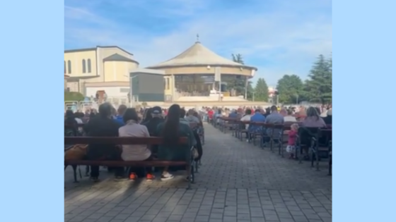 In corso Santa Messa Medjugorje