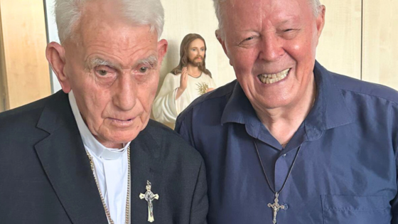 P. Livio e il Card Ernest Simoni
