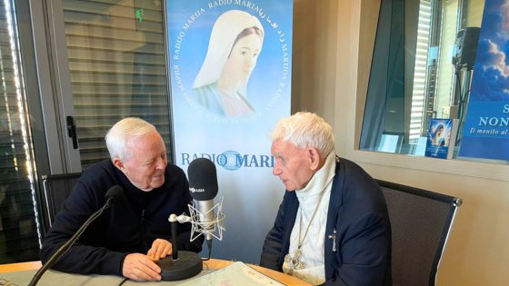 P. Livio con il Card. Ernest Simoni
