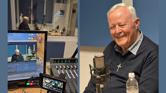 P.Livio commenta il Messaggio della Regina della Pace dalla sede di Radio Maria Medjugorje