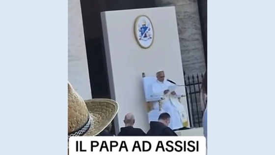 Il Papa ad Assisi 6/08/2026